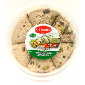 Халва Кунжутная SAHINOGLU с фисташками 400гр (Турция)