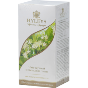 Чай черный ХЭЙЛИС/HYLEYS С ЦВЕТКАМИ ЛИПЫ 25пак