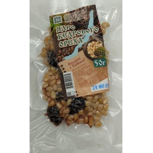 Ядро кедрового ореха с вялен шишкой вакуум 50гр