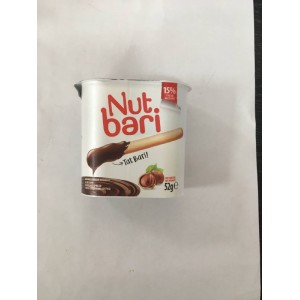Печенье палочки NUT BARI KAKAOLU FINDIK с фундучной крем пастой 52гр 1/24 (Турция)
