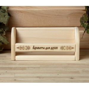 Полка для масел 6 пузырьков 24х11см липа "Ароматы для души" 2310784