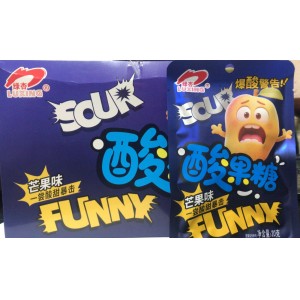 Леденцы LUXING FUNNY со вкусом Манго 22гр (Китай) 1/20шт