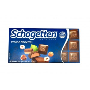 Шоколад молочный Schogetten Praline Noisette 100г (Германия)