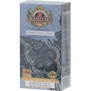 Чай черный Базилур/BASILUR Вост Кол-ция Эрл Грей По-персидски 100г (карт.уп)