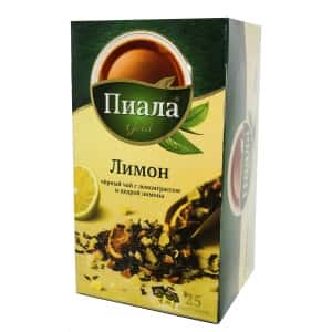 Чай черный Пиала Gold Лемонграсс и цедра лимона 25пак