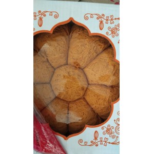Халва арахисовая с фисташкой (метал.поднос 3кг) Крым (ВБ)