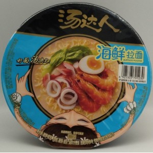 Лапша б/п Seafood Noodle морепродукты и специи в чаше (голуб) 135гр (Китай)