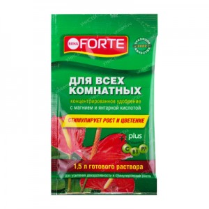 Удобрение Bona Forte/Бона Форте Красота Для всех комнатных растений ПАКЕТ 10мл