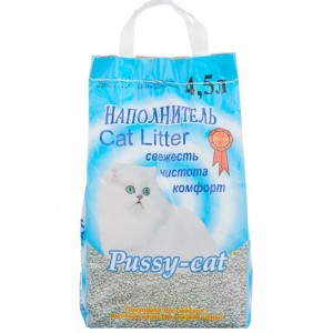 Наполнитель кошачий Pussy-cat цеолитовый 4,5л