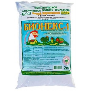 Удобрение для растений Бионекс-1 ферментированный куриный помет 2г