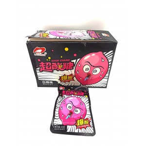 Леденцы LUXING SOUR CHANG взрывная кислота со вкусом ПЕРСИКА 22гр (Китай) 1/20шт