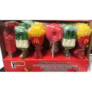 Карамель леденец на палочке Bundle Pops 10гр 1/30 (Китай)