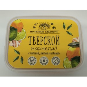 Мармелад Тверской с лимоном,лаймом и иимбирем 200мл (ПолезныеСладости)
