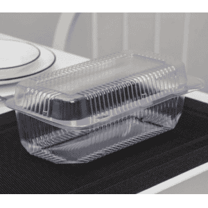 Контейнер одноразовый с неразьёмной крышкой 1,77л 24х14х9см 2392771