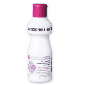 Защита от болезней Фитоспорин-М для Цветов 100мл (Б/И)