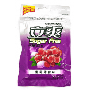 Конфеты Sugar Free Виноград-Мята 15гр