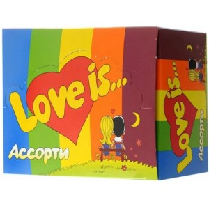 Жевательная резинка LOVE IS Микс 4.2гр