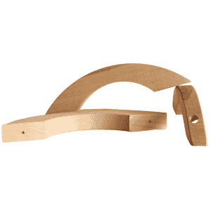 Ручка дверная полукруглая