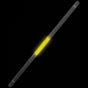 Светящаяся соломинка (трубочка для питья) "Желтая" 21x0,6x0,6см
