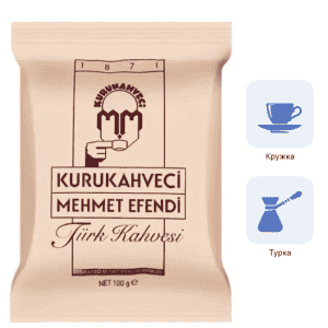 Кофе молотый Mehmet 100гр (уп) 1/25