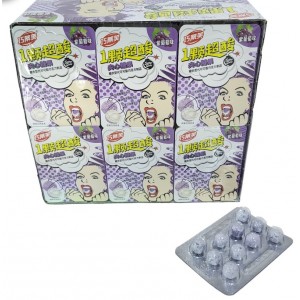 Кислые леденцы Первый кислый со вкусом красного винограда 11гр 1/30 (Китай)