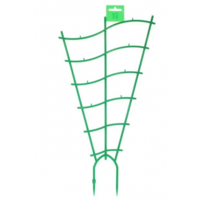 Решетка для растений Волна 28 см зеленая