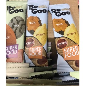 Батончик BeGoo SUPERFOOD орехово-ягодные и орехово фруктовые ассорти 40гр 8883 1/24