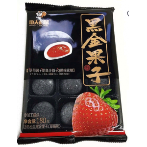 Пирожные моти KUNG FU SUPER FLAVOR с клубничной начинкой 180гр (Китай)