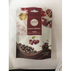 Драже ELIT VISNELI вишня в темном шоколаде 125гр (Турция)