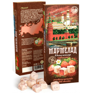 Мармелад Клюквенный в темном шоколаде 150г (Сладарт)