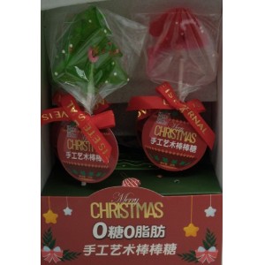 Карамель леденец на палочке Merry Christmas 20гр 1/12 (Китай)