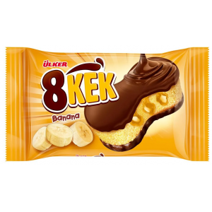 Кекс ULKER 8 KEK в шоколаде начинка банановая 55гр (Турция)