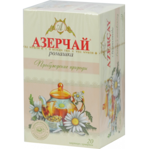Чай зеленый АЗЕРЧАЙ Пробуждение природы Ромашка 20пак