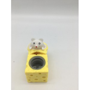 Игрушка (сквиш антистресс) Сыр и мыш 4х4,5см