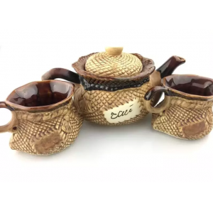 Чайный набор глинянный "Мешочки" (3 предмета) (РСК-0075)