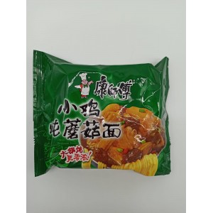 Лапша б/п со вкусом курицы и грибов Мастер Конг (Kong Shifu) 85гр (Китай)