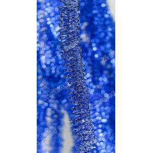 Мишура YТ22-23D d-2,5см/2м синий барашек