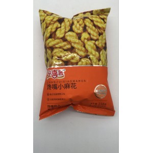 Печенье CHANZUIXIAOMAHUA завитушка со вкусом кунжута 158гр (Китай)