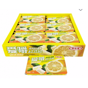 Жевательная резинка AIJIAO со вкусом лимона 11гр