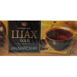 Чай черный ШАХ Gold Индийский 25пак
