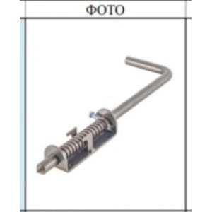 Засов с пружиной прямого хода под 40 профиль (МетМастер)