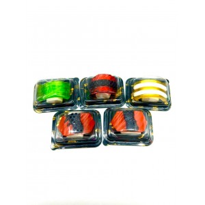 Маршмеллоу с мармеладом в форме суши с фруктовым вкусом 9гр (китай)