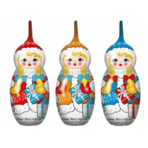Шоколадная фигурка Снегурочка 18гр (Сладкая сказка)