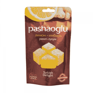 Лукум (кубики) лимон-имбирь 150гр PASHAOGLU (ВБ)