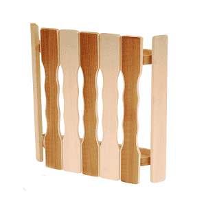 Абажур угловой плоский Термо светлый