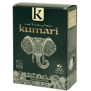 Чай зеленый крупнолистовой Kumari Himalayan Fresh Green Tea/Мудрость кумари крупнолистовой 200гр(уп)