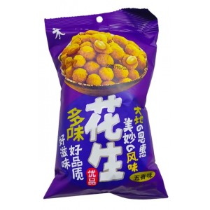 Закуска Арахис MAI LE Huainan Jianianfu Food Co смесь 5 перцев 65гр