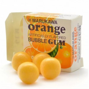 Жевательная резинка Marukawa Апельсин шары 5,4г (0013)