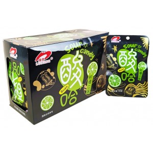 Кислые леденцы Suan LUXING со вкусом бодрящего лайма 20гр 1/20 (Китай)