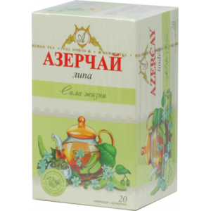 Чай зеленый АЗЕРЧАЙ Сила жизни липа 20пак